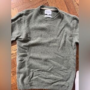 Norse Projects - lambswool green sweater